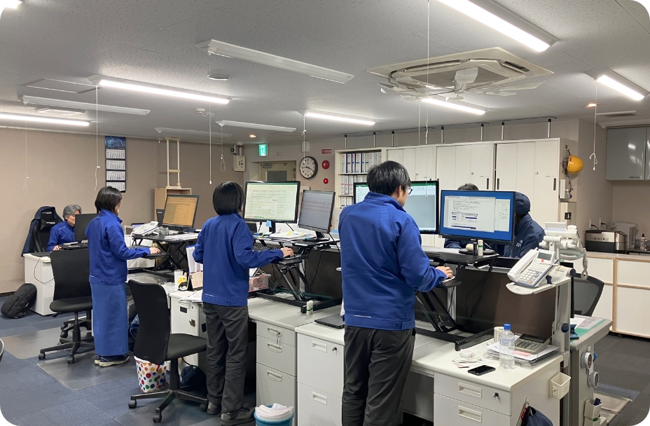 技術部の職場